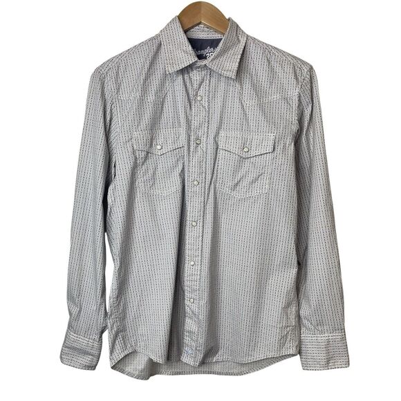 Wrangler 20X Competition Advance Comfort Mens Medium Snap Button Western Shirt - Picture 3 of 12
